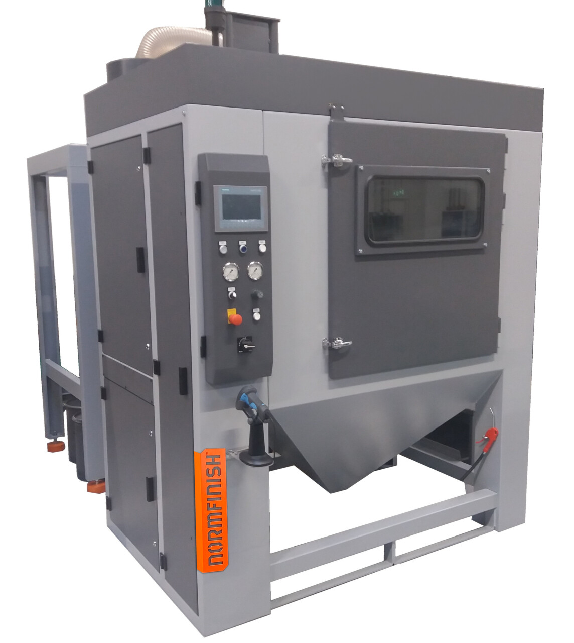 Moderne graue Strahlkabine Normfinish mit fortschrittlicher Technologie von Rifatec GmbH