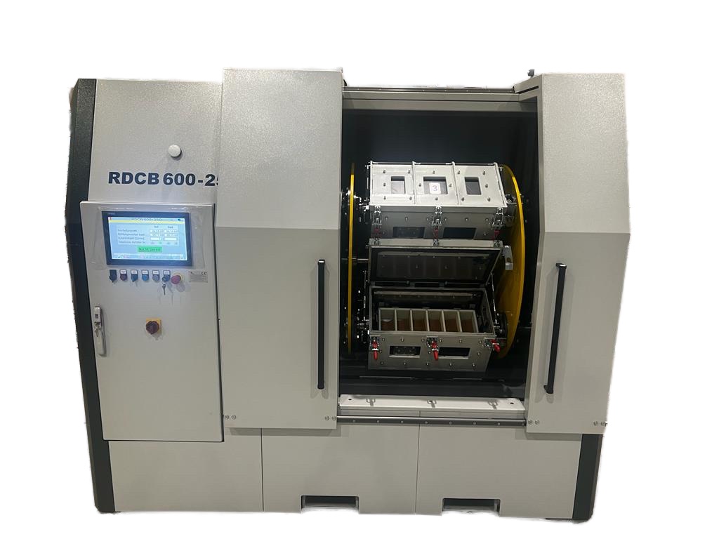 Zentrifugalanlage RDCB 600-2 für Nass/Trockenprozess in der Oberflächenveredelung